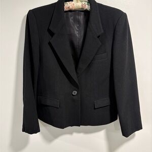 Evan Picone Elegant Black Blazer